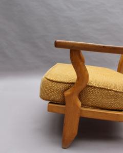 Guillerme et Chambron French 1950s Grand Repos Armchair by Guillerme et Chambron - 2004631