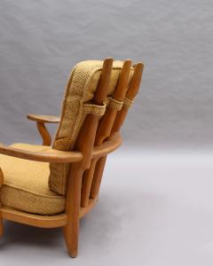 Guillerme et Chambron French 1950s Grand Repos Armchair by Guillerme et Chambron - 2004669