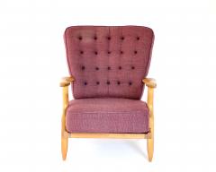 Guillerme et Chambron French Guillerme et Chambron Warm Oak petite Repos Lounge Chair Votre Maison - 4386680