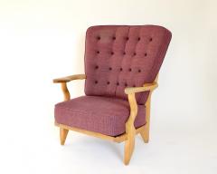 Guillerme et Chambron French Guillerme et Chambron Warm Oak petite Repos Lounge Chair Votre Maison - 4386681