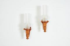 Guillerme et Chambron GUILLERME ET CHAMBRON GLASS SCONCES - 3146483