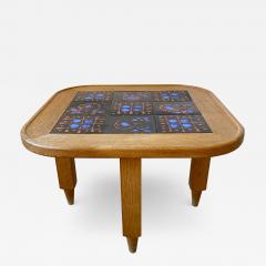 Guillerme et Chambron GUILLERME ET CHAMBRON SQUARE TILE TOP TABLE - 2819306