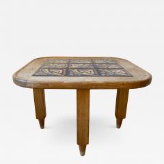 Guillerme et Chambron GUILLERME ET CHAMBRON SQUARE TILE TOP TABLE - 2819308