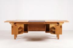 Guillerme et Chambron Guillerme Chambron Rare Oak Desk Model Matignon for Votre Maison 1960 - 3307118