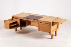 Guillerme et Chambron Guillerme Chambron Rare Oak Desk Model Matignon for Votre Maison 1960 - 3307123