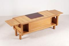 Guillerme et Chambron Guillerme Chambron Rare Oak Desk Model Matignon for Votre Maison 1960 - 3307134