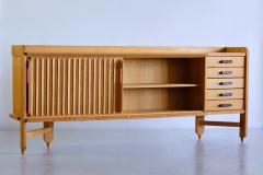 Guillerme et Chambron Guillerme Chambron Sideboard in Oak and Ceramic Votre Maison France 1960s - 3318554
