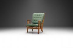 Guillerme et Chambron Guillerme and Chambron Gentleman Chair in Light Oak France 1970s - 3520766