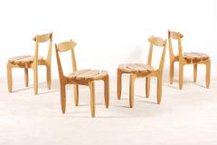 Guillerme et Chambron Guillerme and Chambron Set of 6 Thierry Dining Chairs for Votre Maison 1960 - 1247887