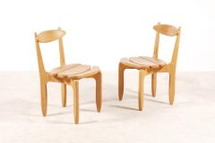 Guillerme et Chambron Guillerme and Chambron Set of 6 Thierry Dining Chairs for Votre Maison 1960 - 1247892
