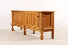 Guillerme et Chambron Guillerme and Chambron Sliding Doors Sideboard in Oak 1960s - 3033607