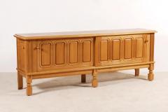 Guillerme et Chambron Guillerme and Chambron Sliding Doors Sideboard in Oak 1960s - 3033611