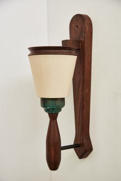 Guillerme et Chambron Guillerme and Chambron Wood Sconces - 226637
