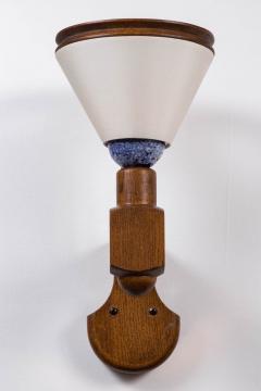 Guillerme et Chambron Guillerme and Chambron Wood and Ceramic Sconce - 226684