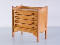 Guillerme et Chambron Guillerme et Chambron Chest of Four Drawers in Oak Votre Maison France 1960s - 2401008