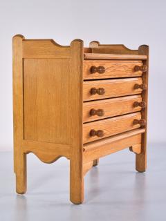 Guillerme et Chambron Guillerme et Chambron Chest of Four Drawers in Oak Votre Maison France 1960s - 2401011