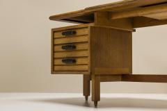 Guillerme et Chambron Guillerme et Chambron Desk in Oak for Votre Maison France 1960s - 3668848