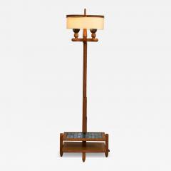 Guillerme et Chambron Guillerme et Chambron Floor Lamp with Low Shelf - 4765607