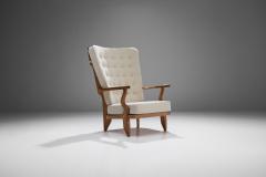 Guillerme et Chambron Guillerme et Chambron Grand Repos Lounge Chair France 1950s - 1218036