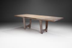 Guillerme et Chambron Guillerme et Chambron Limed Oak Dining Table France Mid 20th Century - 3682282