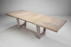 Guillerme et Chambron Guillerme et Chambron Limed Oak Dining Table France Mid 20th Century - 3682283