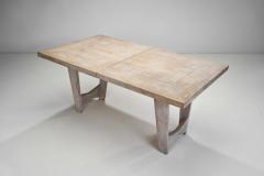 Guillerme et Chambron Guillerme et Chambron Limed Oak Dining Table France Mid 20th Century - 3682284