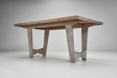 Guillerme et Chambron Guillerme et Chambron Limed Oak Dining Table France Mid 20th Century - 3682286
