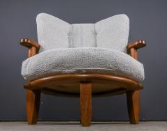 Guillerme et Chambron Guillerme et Chambron Lounge Chair Votre Maison 1960s France - 2243840