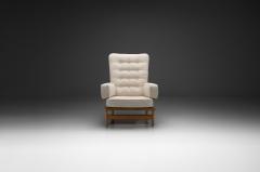 Guillerme et Chambron Guillerme et Chambron Oak Armchair for Votre Maison France Mid 20th Century - 4528251