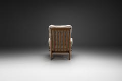 Guillerme et Chambron Guillerme et Chambron Oak Armchair for Votre Maison France Mid 20th Century - 4528253