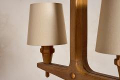 Guillerme et Chambron Guillerme et Chambron Oak Chandelier Pendant - 4349767
