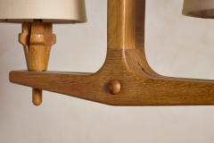 Guillerme et Chambron Guillerme et Chambron Oak Chandelier Pendant - 4349770