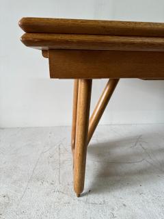 Guillerme et Chambron Guillerme et Chambron Oak Dining Table w Extension Model a LItalienne  - 4641533