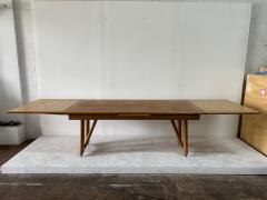 Guillerme et Chambron Guillerme et Chambron Oak Dining Table w Extension Model a LItalienne  - 4641537