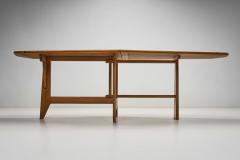 Guillerme et Chambron Guillerme et Chambron Portefeuille Oak Dining Table France ca 1960s - 3657287