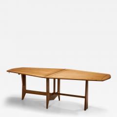 Guillerme et Chambron Guillerme et Chambron Portefeuille Oak Dining Table France ca 1960s - 3667471