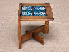 Guillerme et Chambron Guillerme et Chambron Set of Four Side Tables Modular Coffee Table 1950s - 4430913