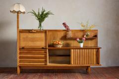 Guillerme et Chambron Guillerme et Chambron Sideboard with Lamp - 4059984