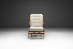Guillerme et Chambron Guillerme et Chambron Sloping Armchair for Votre Maison France ca 1960s - 4310873