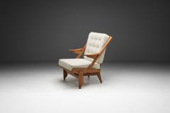 Guillerme et Chambron Guillerme et Chambron Sloping Armchair for Votre Maison France ca 1960s - 4310874