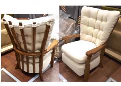 Guillerme et Chambron Guillerme et Chambron pair of finger lounge chairs fully restored - 953953