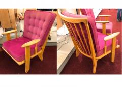 Guillerme et Chambron Guillerme et Chambron pair of rare chairs in good vintage condition - 822969