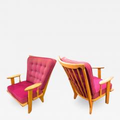 Guillerme et Chambron Guillerme et Chambron pair of rare chairs in good vintage condition - 824105