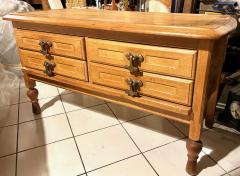 Guillerme et Chambron Guillerme et Chambron rarest oak chest of drawers with anchor bronze handles - 2667152