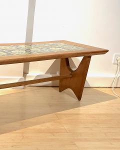 Guillerme et Chambron Guillerme et Chambron superb coffee table with magazine rack - 2677424