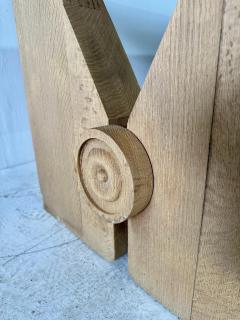 Guillerme et Chambron Massive Guillerme et Chambron Bleached Oak Dining Table for Votre Maison - 4641549