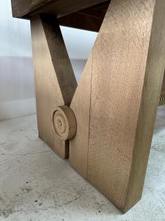 Guillerme et Chambron Massive Guillerme et Chambron Bleached Oak Dining Table for Votre Maison - 4641553