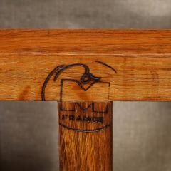 Guillerme et Chambron Mid Century Modernist Oak Stool by Guillerme et Chambron Edition Votre Maison - 4438693