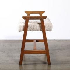 Guillerme et Chambron Mid Century Modernist Oak Stool by Guillerme et Chambron Edition Votre Maison - 4438697