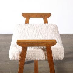 Guillerme et Chambron Mid Century Modernist Oak Stool by Guillerme et Chambron Edition Votre Maison - 4438699